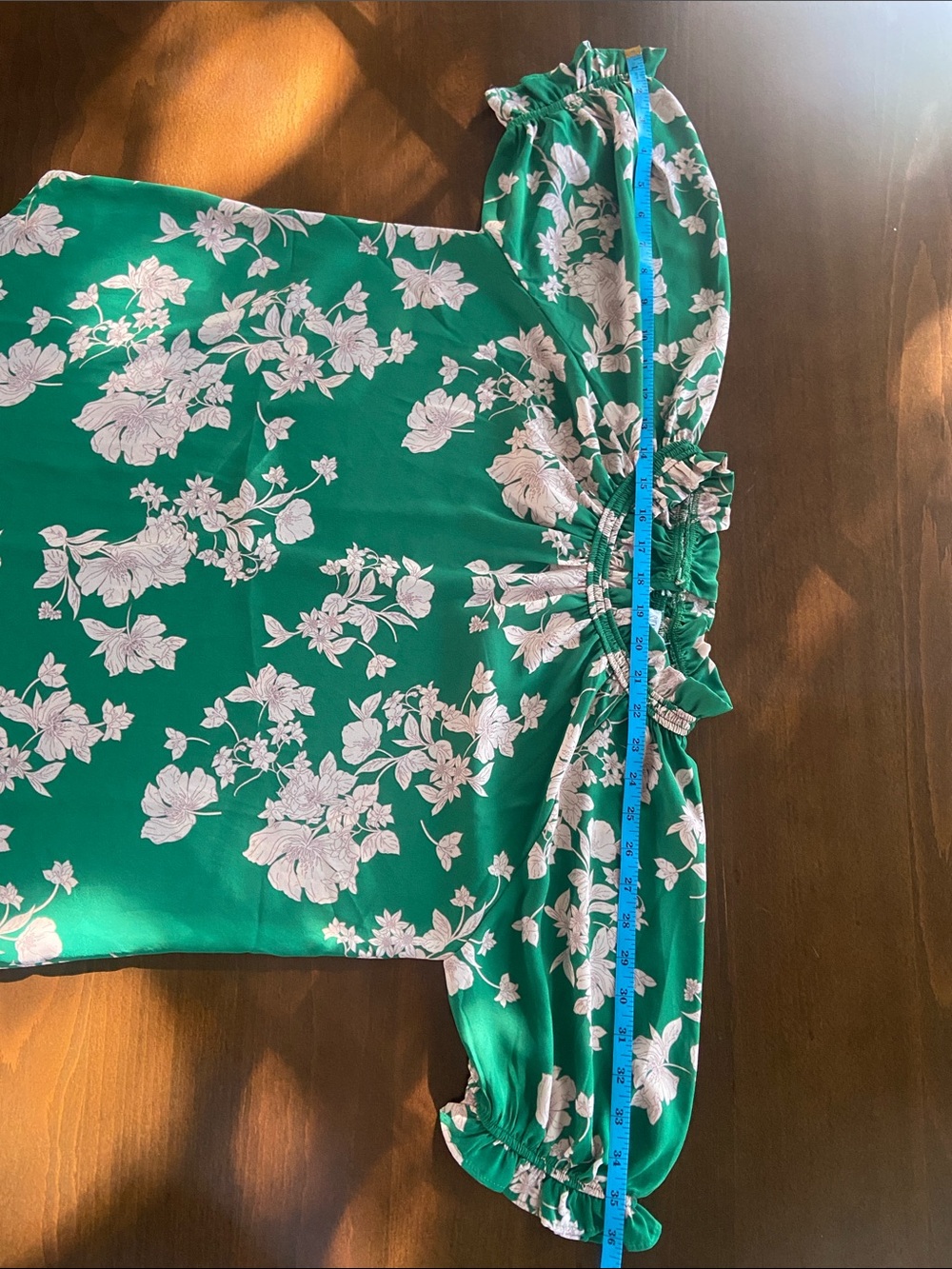 2/$20 Sale* Beautiful green blouse with floral print, size S, by Sienna Sky. NWT - Picture 12 of 16